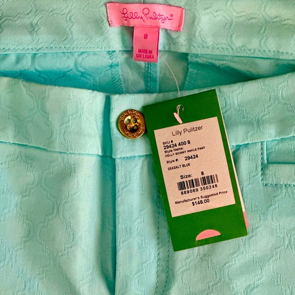 Lilly Pulitzer baby blue pants.Size 8 - Picture 1 of 5